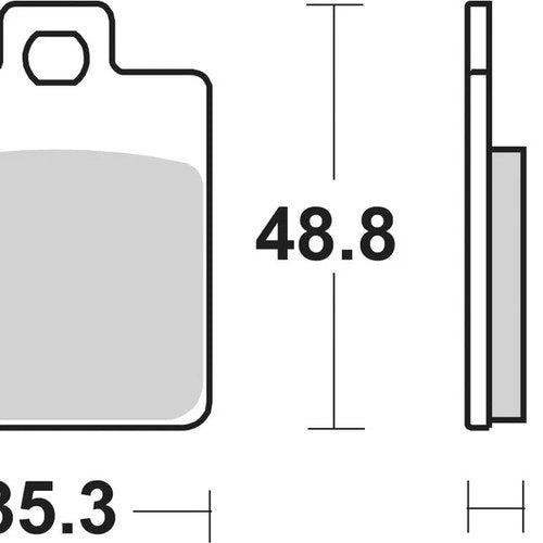Sbs Brake Pads Rear For Gilera ST 125 Runner 2012 - 2013