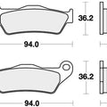 Sbs Brake Pads Front For Husqvarna TE 125 4T 2011 - 2013