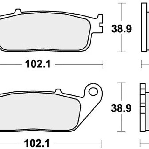 Sbs Brake Pads Front For Honda Cmx 300 Rebel 2017 - 2018