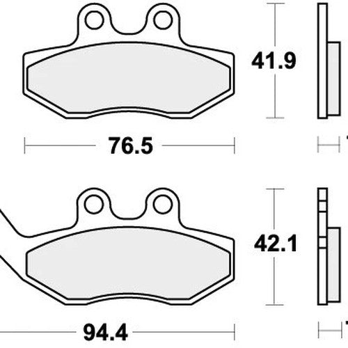 Sbs Brake Pads Front For Beta RR 125 Enduro 4T 2010 - 2015
