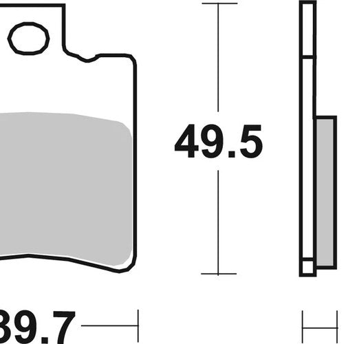 Sbs Brake Pads Rear For Benelli 666 125 Born in Hell 1998