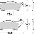 Sbs Brake Pads Front For Suzuki UH 150 Burgman 2004 - 2006