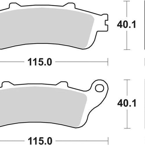 Sbs Brake Pads Front For Honda Fes 150 Pantheon 2003 - 2006