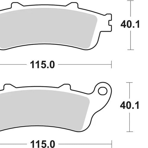 Sbs Brake Pads Front For Honda Fes 250 Foresight 2000 - 2007