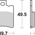 Sbs Brake Pads Front For Gilera 50 Runner SP, Purejet 1998 - 2005