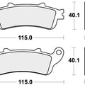 Sbs Brake Pads Front For Kawasaki EN 650 Vulcan S Cafe 2017 - 2019