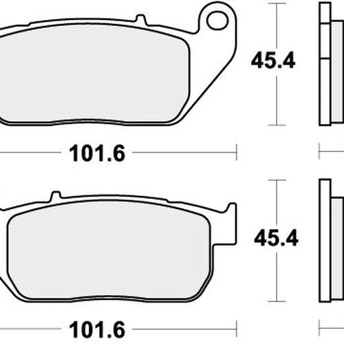 Sbs Brake Pads Front For Harley Davidson XL 1200 N Nightster 2007 - 2012