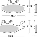 Sbs Brake Pads Rear For Piaggio Vespa 350 Beverly Sport Touring ie ABS 2012-2019