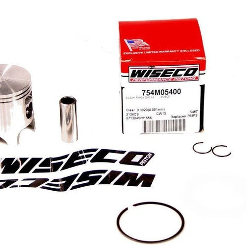 Kawasaki KX125, 1988-1989, Wiseco Std Piston - 566M05600 - KX 125