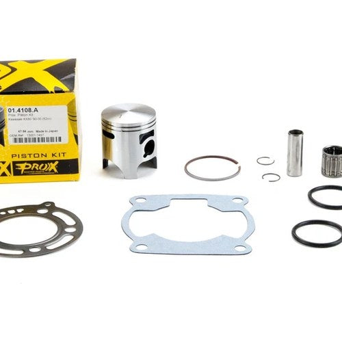 Kawasaki KX80, 1991-1997, Pro-X Piston with Gasket Set & Bearing - KX 80