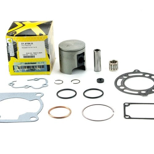 Kawasaki KX100, 2014-2021, Std Pro-X Piston Kit with Gasket Set & Bearing