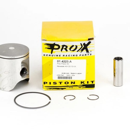 Kawasaki KX125, 2003-2008, Pro-X Piston Kit - KX 125, 01.4223.A, 53.95 mm