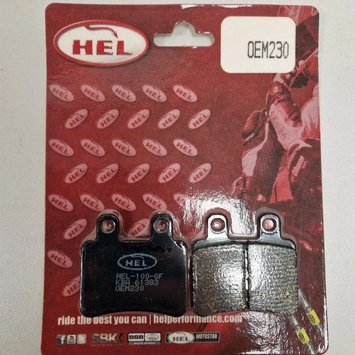 Brake Disc Pads Rear Hel For Peugeot Geopolis 250 2008