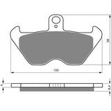 Brake Pads 1312-20287277, image 2 of 3
