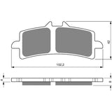 Brake Pads 1312-20288517, image 2 of 3