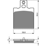 Brake Pads 1312-20286831, image 3 of 3