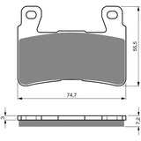 Brake Pads 1312-20287344, image 2 of 3