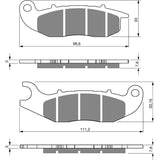 Brake Pads 1312-20285256, image 2 of 3