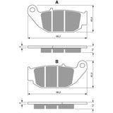 Brake Pads 1312-20285256, image 3 of 3