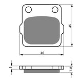 Brake Pads CMSGF007, image 4 of 4