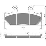 Brake Pads 1312-20286489, image 3 of 3