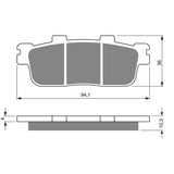 Brake Pads 1312-20287388, image 3 of 3