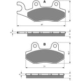 Brake Pads 1312-20288803, image 3 of 3