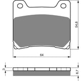 Brake Pads 1312-20245860, image 2 of 2
