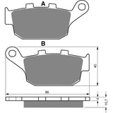 Brake Pads 1312-20287149, image 3 of 3