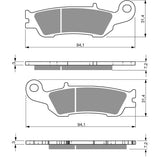 Brake Pads 1312-20270979, image 2 of 2