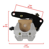Caltric Brake Caliper CR119AA2041, image 3 of 4