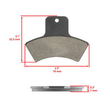 Caltric Brake Disc DS147AA2006, image 3 of 4