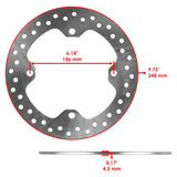 Caltric Brake Disc DS146AA1004, image 2 of 4
