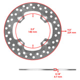 Caltric Brake Disc DS104AA2036, image 2 of 4
