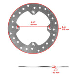 Caltric Brake Disc DS153AA1009, image 2 of 4