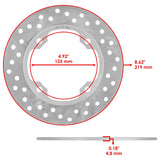 Caltric Brake Disc DS140AA1001, image 2 of 4