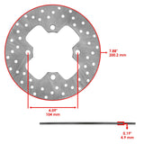 Caltric Brake Disc DS128AA1001, image 2 of 4