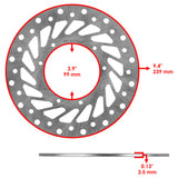 Caltric Brake Disc DS121AA2012, image 2 of 4