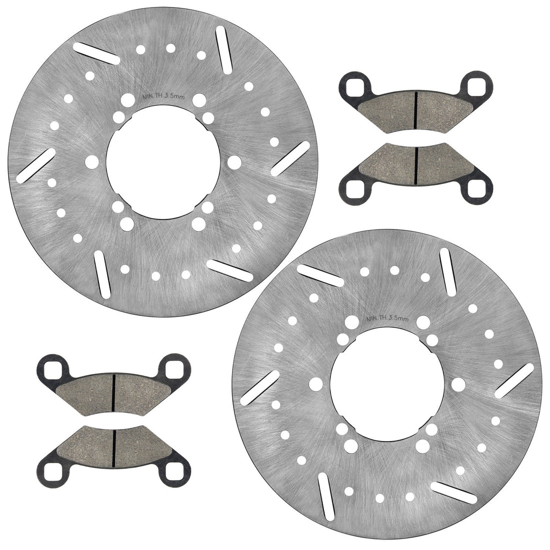 Caltric Brake Disc DS112AA2008, image 1 of 4