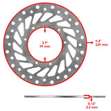 Caltric Brake Disc DS121AA2002, image 2 of 4
