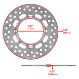 Caltric Brake Disc DS118AA1005, image 2 of 4