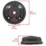 Caltric Brake Drum DR108AA2034, image 2 of 4