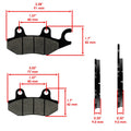 Caltric Brake Pads MP308AA2001, image 1 of 4