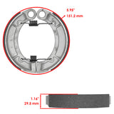 Caltric Brake Shoes FL4004BS107HY, image 2 of 4