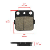 Caltric Brake Pads FL3813BS101HY, image 3 of 4