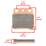 Caltric Brake Pads SP105, image 2 of 4