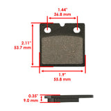 Caltric Brake Pads MP210AA2005, image 3 of 4
