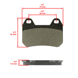 Caltric Brake Pads MP205AA2001, image 2 of 4
