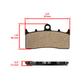 Caltric Brake Pads MP205AA2001, image 3 of 4
