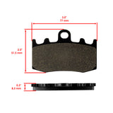 Caltric Brake Pads MP293AA2004, image 2 of 4